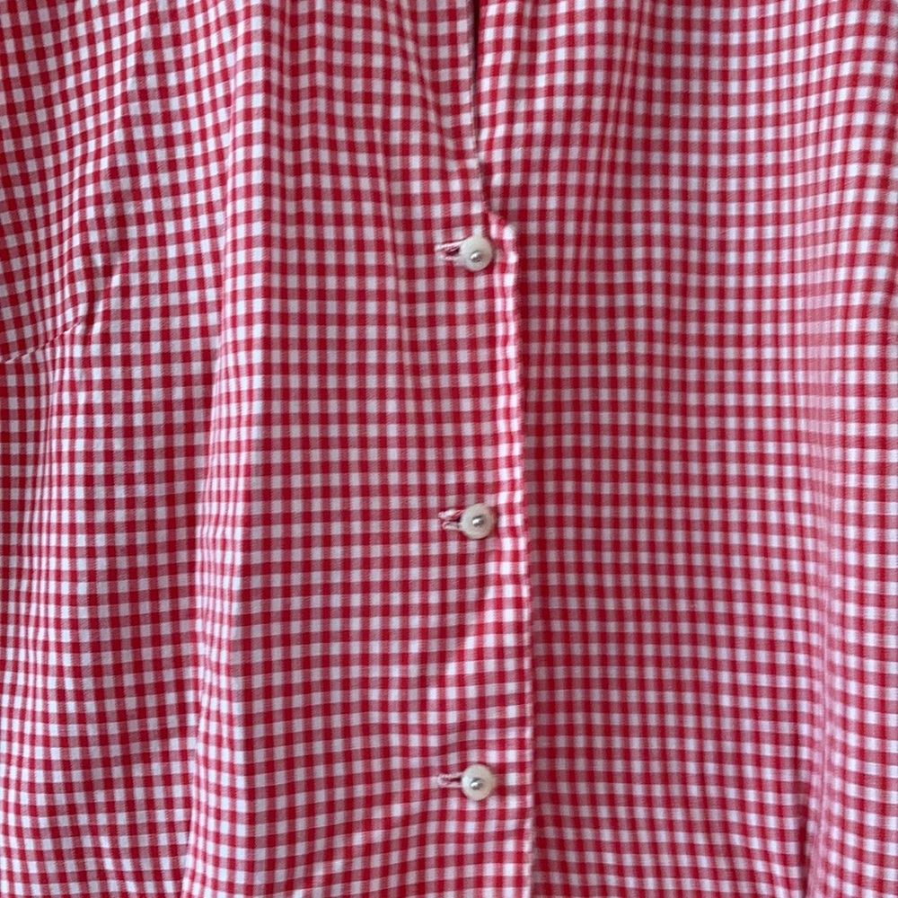 EUC Vintage hand made gingham tank. - Picture 4 of 8